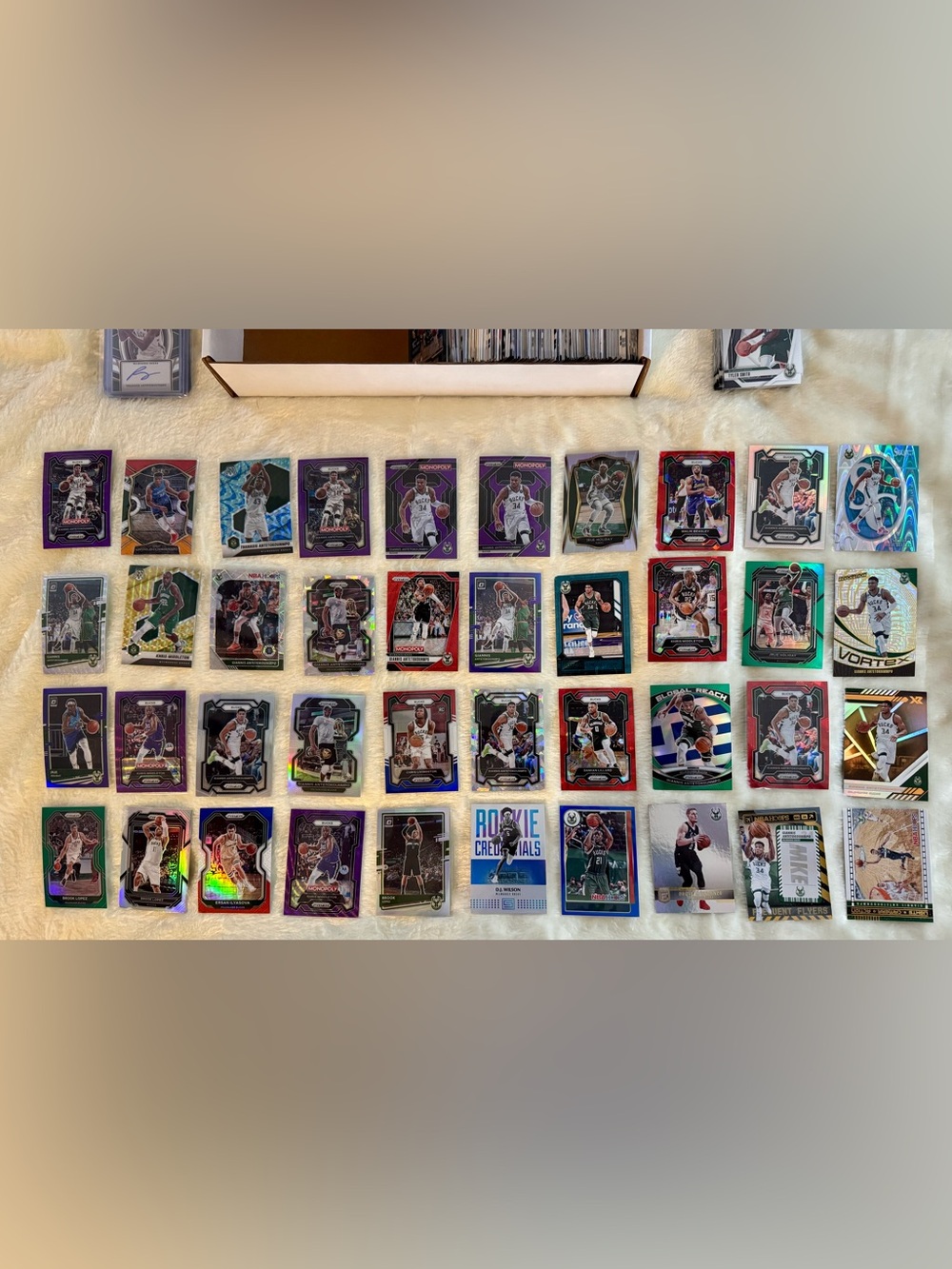 Milwaukee Bucks NBA Basketball Card Collection